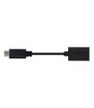 Nanocable Cable USB 2.0 3A, USB-C M-A F, 15cm