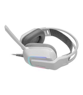 Auriculares Gaming Con Micrfono Mars Gaming MH-Strike  Jack 3.5  USB  Blancos