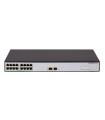H3C LS-1600V2-18P-GL Switch Gestionado Gigabit Ethernet (10/100/1000) Gris, Negro