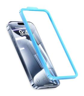 Protector de Pantalla de Cristal Templado Vention KUNTCB-20 para iPhone 16 Pro + Herramienta de Instalacin
