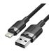 Cable USB Lightning Vention LANBH/ USB Macho - Lightning Macho/ 480Mbps/ 2m/ Negro