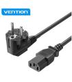 Cable De Alimentacin Vention ZCJBAC/ IEC C13 Hembra - CEE7 Macho/ 1.8m/ Negro