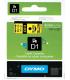 CINTA ROTULADORA D1 6MMX7M NEGRO/AMARILLO DYMO S0720790