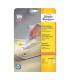 PAQUETE 25 HOJAS ETIQUETAS DESPEGABLES ECOLGICAS, CERTIFICADAS FSC-IMPRESORAS LSER-99,1X42,3 MM AVERY L4743REV-25