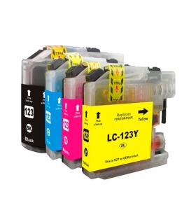 INKOEM Cartucho Compatible Brother LC123XL Cyan