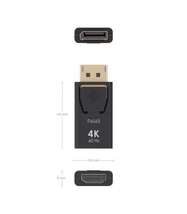 Adaptador HDMI 4K Aisens A125-0908  DisplayPort Macho - HDMI Hembra