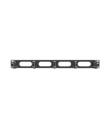 ORGANIZADOR DE CABLES LANBERG 5 ANILLAS 19\" 1U TIPO B NEGRO