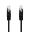 Nanocable CABLE RED LATIGUILLO RJ45 CAT.5E UTP AWG24, NEGRO, 2.0 M
