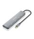 Hub USB Tipo-C Aisens A109-0857  3xUSB  1xUSB Tipo-C  1xUSB Tipo-C PD  Gris