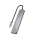 Hub USB Tipo-C Aisens A109-0857  3xUSB  1xUSB Tipo-C  1xUSB Tipo-C PD  Gris