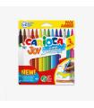 CAJA 12+2 ROTULADORES COLORES SURTIDOS JOY SUPERLAVABLE CARIOCA 40533