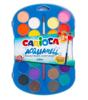 ESTUCHE 24 ACUARELAS CARIOCA 42405