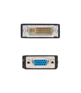 Nanocable - Adaptador DVI A VGA - Conexin DVI 24+5 M A VGA HDB15 H