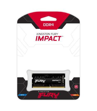 Memoria RAM Kingston FURY Impact 16GB  DDR4  3200MHz  1.2V  CL20  SODIMM
