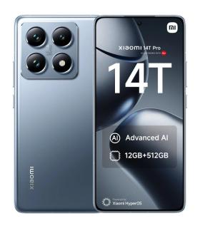 Smartphone Xiaomi 14T Pro 12GB/ 512GB/ 6.67\'/ 5G/ Azul Titanio