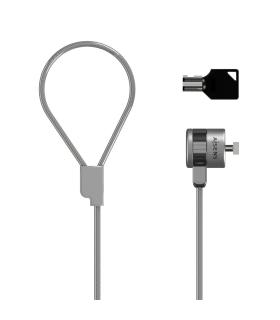 Cable De Seguridad Para Porttiles Aisens ASLK-D40K02-SL  1.5m