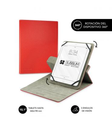 SUBBLIM Funda Tablet Rotate 360 Executive Case 10,1\" Red