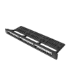PATCH PANEL LANBERG 24 PUERTOS 1U RACK 19 ORGANIZADOR MODULOS KEYSTONE NEGRO