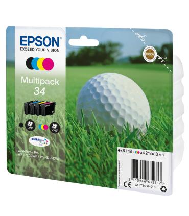 PACK DE CARTUCHOS 4 COLORES (CMYK) EPSON 34
