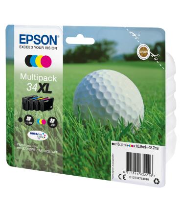 PACK DE CARTUCHOS 4 COLORES (CMYK) EPSON 34XL