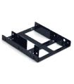 ADAPTADOR BAHIA INTERNO HD DE 3.5 A 2X2.5 (SSD) METAL COOLBOX COO-AB3525X2