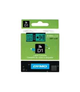 CINTA ROTULADORA D1 9MMX7M NEGRO/VERDE DYMO S0720740