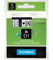 CINTA ROTULADORA D1 24MMX7M NEGRO/BLANCO DYMO S0720930