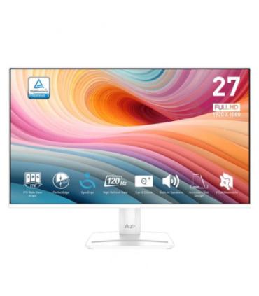 MSI MONITOR PRO MP275W E2. 27\" IPS PLANO. 1920x1080 . 120HZ. BLANCO