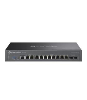 TP-Link Omada ER7412-M2 Router 2.5 Gigabit Ethernet, Gigabit Ethernet Negro