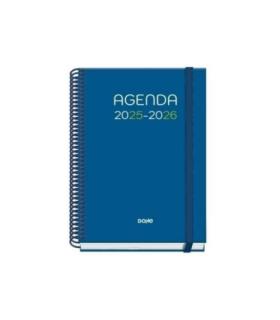 AGENDA ESCOLAR 2025-2026 TAMAO A5 TAPA CARTON FORRADO SEMANA VISTA PRIME LOGIC DOHE 52041