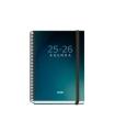 AGENDA ESCOLAR 2025-2026 TAMAO A5 TAPA CARTON FORRADO SEMANA VISTA PRIME BOREAL DOHE 52040