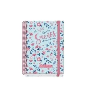 AGENDA ESCOLAR 2025-2026 TAMAO A5 TAPA CARTON FORRADO SEMANA VISTA PRIME BLOSSOM DOHE 52039