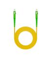 Nanocable Cable Fibra SC/APC LSZH Amarillo 5m
