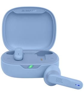 Auriculares Bluetooth JBL Wave Flex con estuche de carga/ Autonoma 8h/ Azules