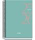 AGENDA ESCOLAR 2025-2026 TAMAO A5 TAPA CARTON FORRADO SEMANA VISTA MODELO SYSTEM BASIC VERDE DOHE 52058