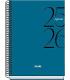 AGENDA ESCOLAR 2025-2026 TAMAO A5 TAPA CARTON FORRADO SEMANA VISTA MODELO SYSTEM BASIC AZUL DOHE 52056