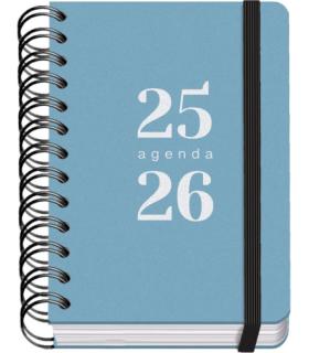 AGENDA ESCOLAR 2025-2026 TAMAO A6 TAPA CARTON FORRADO DA PGINA PRIME LOGIC DOHE 52053