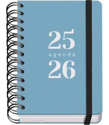 AGENDA ESCOLAR 2025-2026 TAMAO A6 TAPA CARTON FORRADO DA PGINA PRIME LOGIC DOHE 52053