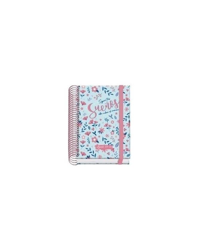 AGENDA ESCOLAR 2025-2026 TAMAO A6 TAPA CARTON FORRADO DA PGINA PRIME BLOSSOM DOHE 52051