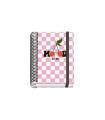 AGENDA ESCOLAR 2025-2026 TAMAO A6 TAPA CARTON FORRADO DA PGINA PRIME CHERRY DOHE 52048