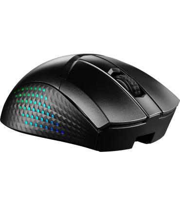 MSI CLUTCH GM51 LIGHTWEIGHT WIRELESS Ratn Juego Mano Derecha RF Wireless + Bluetooth + USB Type-C Ptico 26000 DPI