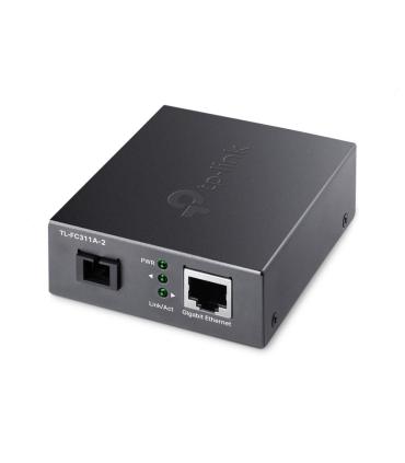 CONVERSOR MEDIOS TP LINK TL-FC311A-2 MONO MODE WDM A-2 SC-RJ45 GIGA 20 KM