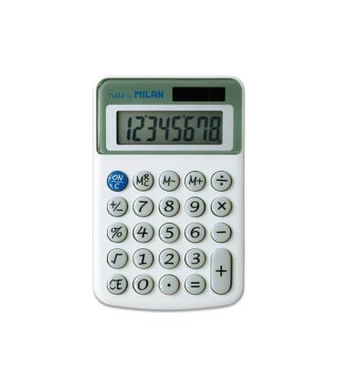 Calculadora Milan 40918BL/ Gris