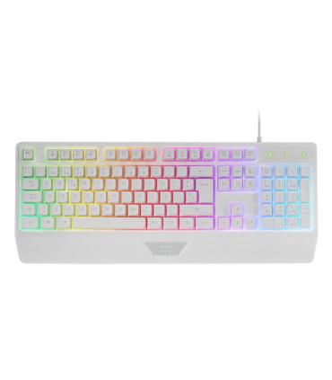 Pack Gaming Mars Gaming MCP124PROWES  Teclado + Ratn Ptico + Auriculares + Alfombrilla  Blanco