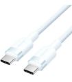 Cable USB 2.0 Tipo-C 3A Vention TRDSH/ USB Tipo-C Macho - USB Tipo-C Macho/ Hasta 60W/ 480Mbps/ 2m/ Azul