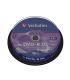 DVD+R Doble Capa Verbatim Advanced AZO 8X  Tarrina-10uds