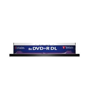 DVD+R Doble Capa Verbatim Advanced AZO 8X  Tarrina-10uds