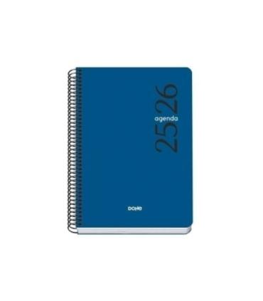 AGENDA ESCOLAR 2025-2026 TAMAO A5 TAPA POLIPROPILENO DA PGINA MODELO ESENCIAL BASIC AZUL DOHE 52072