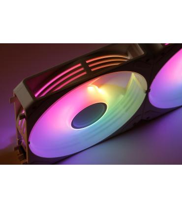 VENTILADOR CAJA ADICIONAL 12 ABYSM GAMING ARCLIGHT2.0 ARGB WHITE PACK3 AB311001W