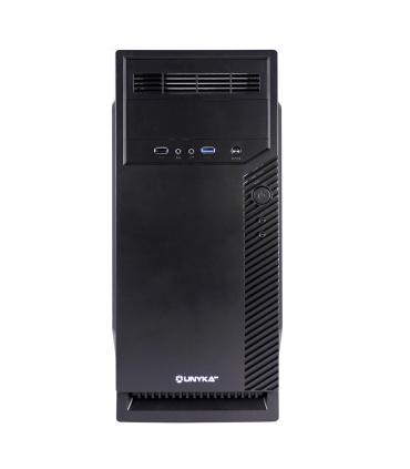 CAJA ATX SEMITORRE UNYKA AERO C30 U3.0 (Sin Fuente) NEGRA 52098